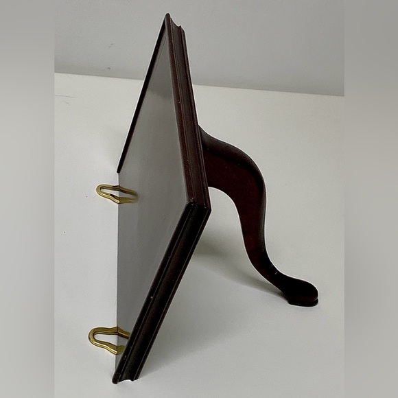 Vtg Virginia Metalcrafters Colonial Williamsburg Mahogany Chippendale Wall Shelf - Picture 15 of 16